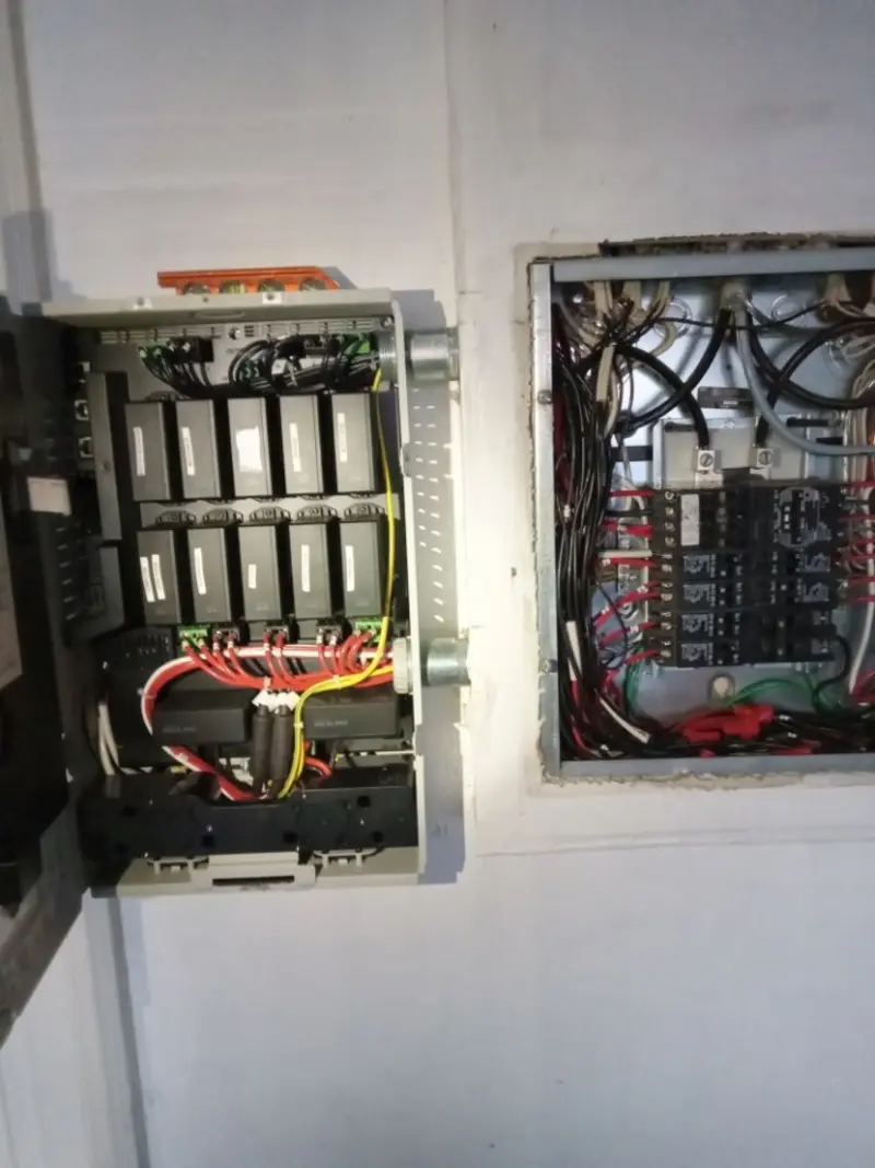 Electrical panel upgrade completed for Indoor Lighting Installation in Alton